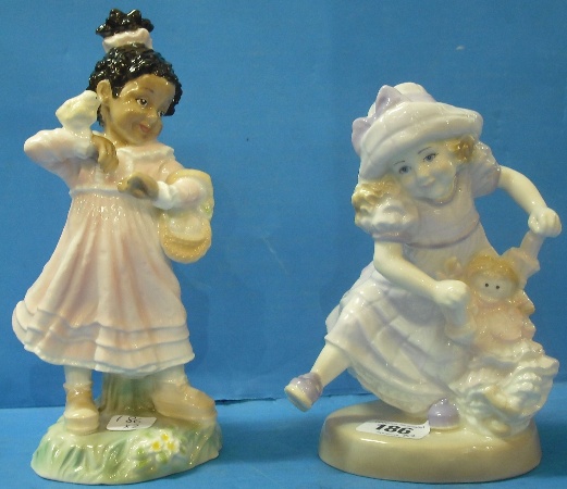 Appraisal: Royal Worcester Figures Pretty In Pink and Little Princess from