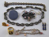 Appraisal: A mixed lot comprising a Kensington Art Ware sterling silver