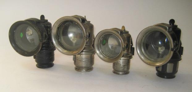 Appraisal: Four Lucas carbide lamps a Calcia Major and another in