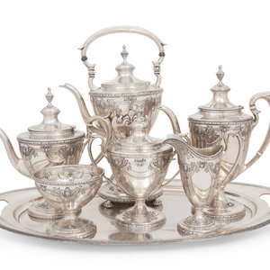 Appraisal: An American Seven-Piece Silver Tea and Coffee Service Watson Co