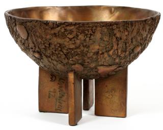 Appraisal: WILLIAM UNDERHILL BRONZE BOWL WILLIAM UNDERHILL AMERICAN CALIFORNIA B BRONZE