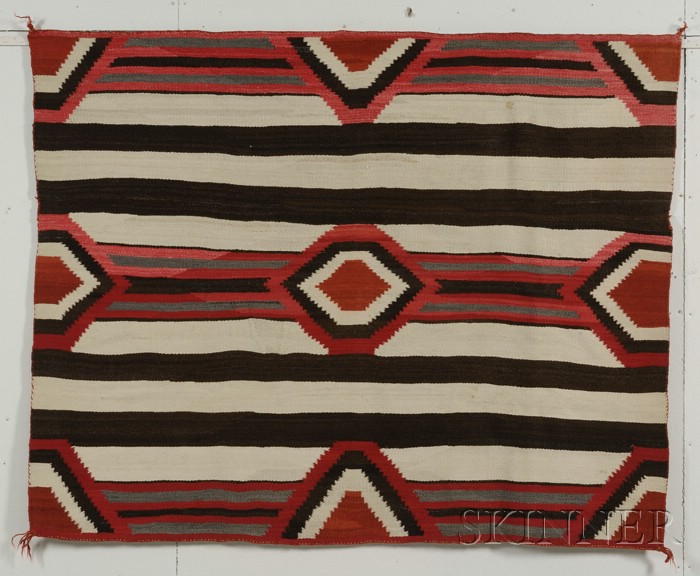 Appraisal: Southwest Weaving Navajo c early th century natural and synthetic