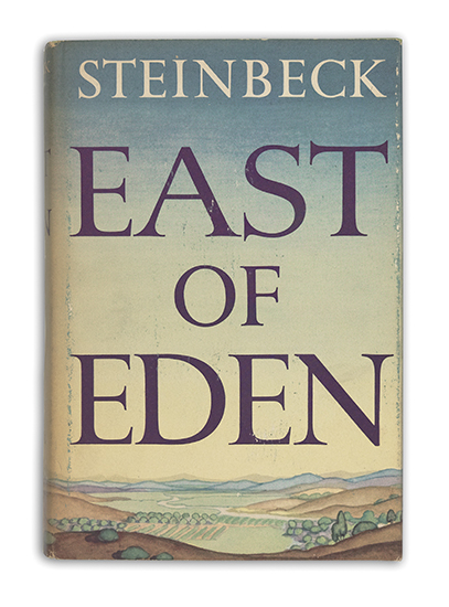 Appraisal: STEINBECK JOHN East of Eden vo green cloth stamped in