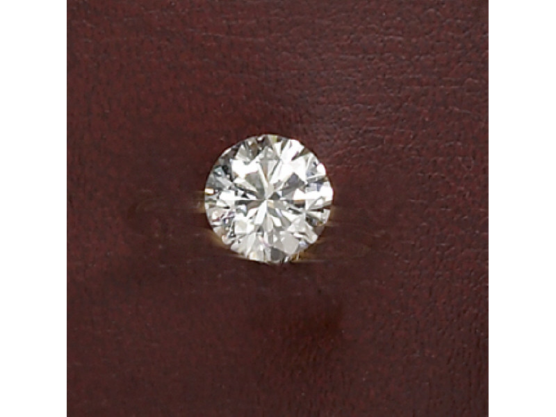 Appraisal: LOOSE DIAMOND Round brilliant cut weighing ct accompanied by G