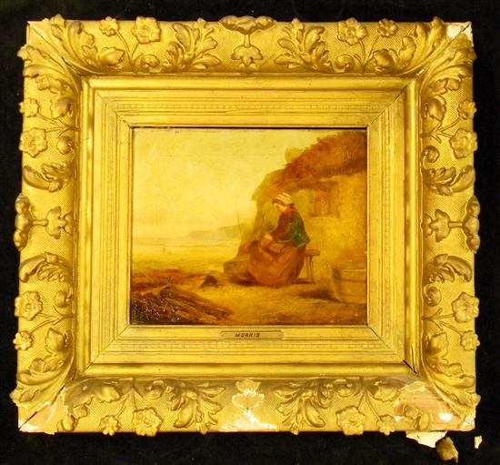 Appraisal: Oil on canvas attributed by plaque attributed to Philip Richard