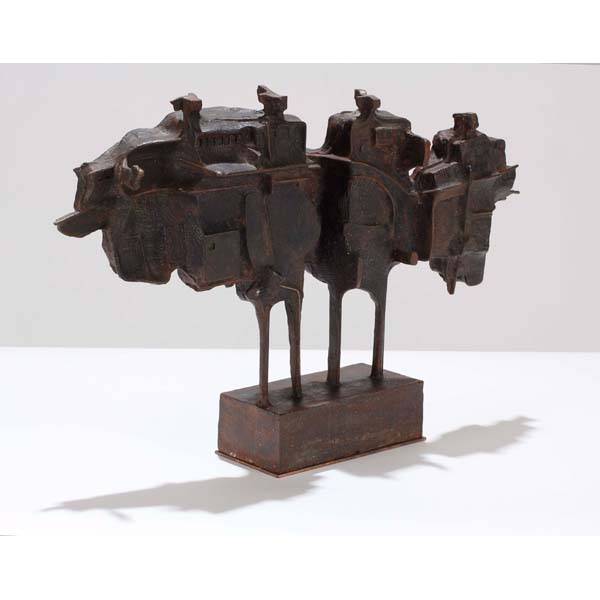 Appraisal: Carole Harrison American Modernist SculptureBronze H x W x D