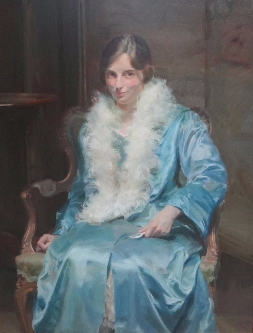 Appraisal: Douglas Stannus Gray - Portrait of Miss Kathleen Chambers oil