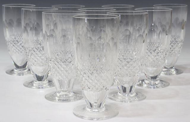 Appraisal: lot of Waterford Colleen cut crystal iced tea glasses acid-etched