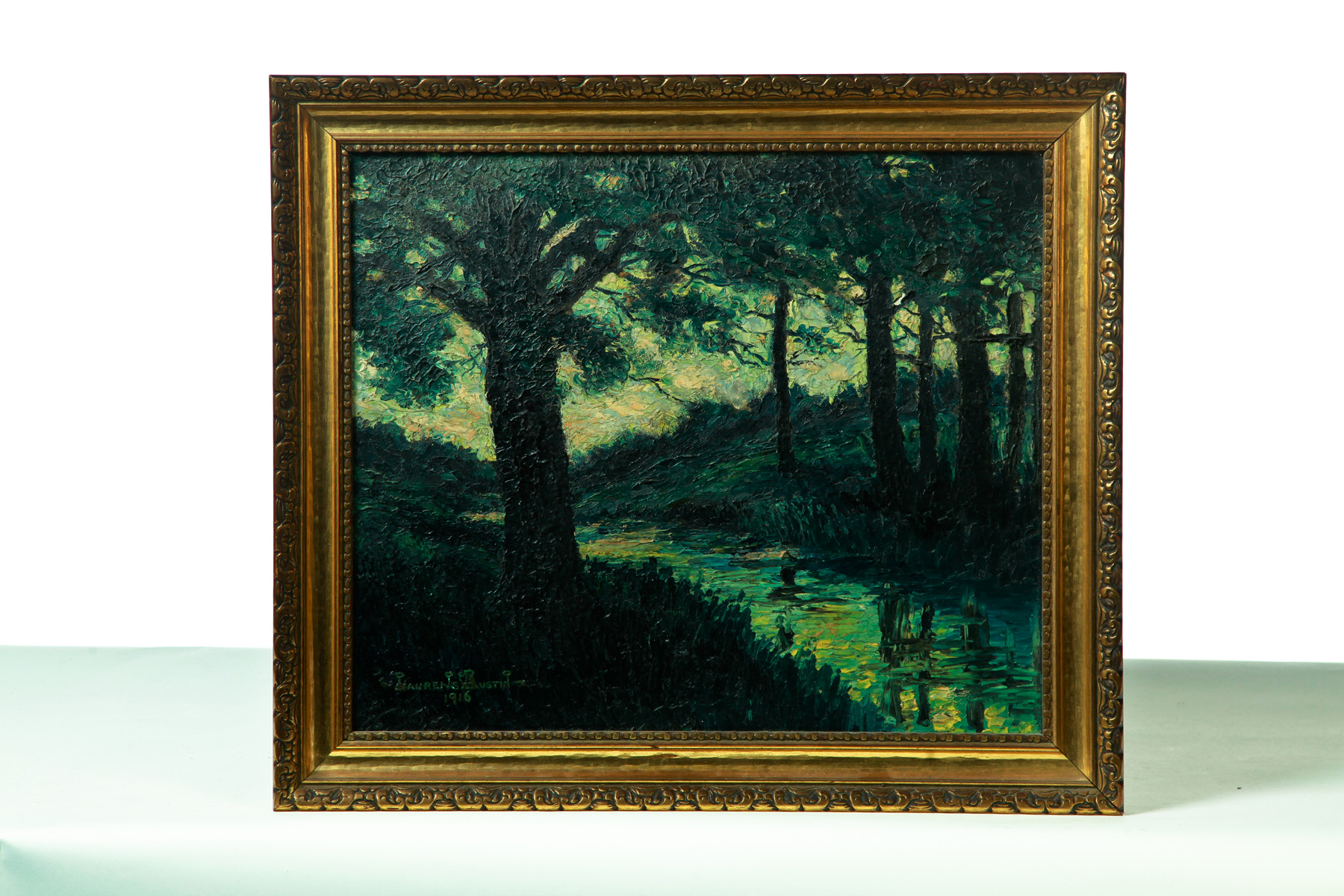 Appraisal: LANDSCAPE AMERICAN SCHOOL EARLY TH CENTURY Oil on artist board