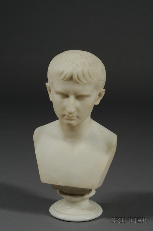 Appraisal: Italian Marble Bust of the Young Octavius late th century