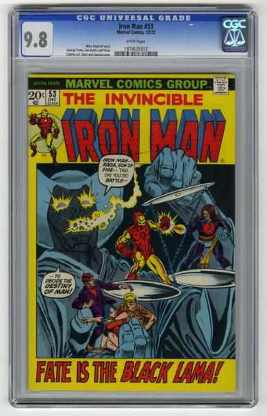 Appraisal: Iron Man CGC Marvel Comics Click for full description