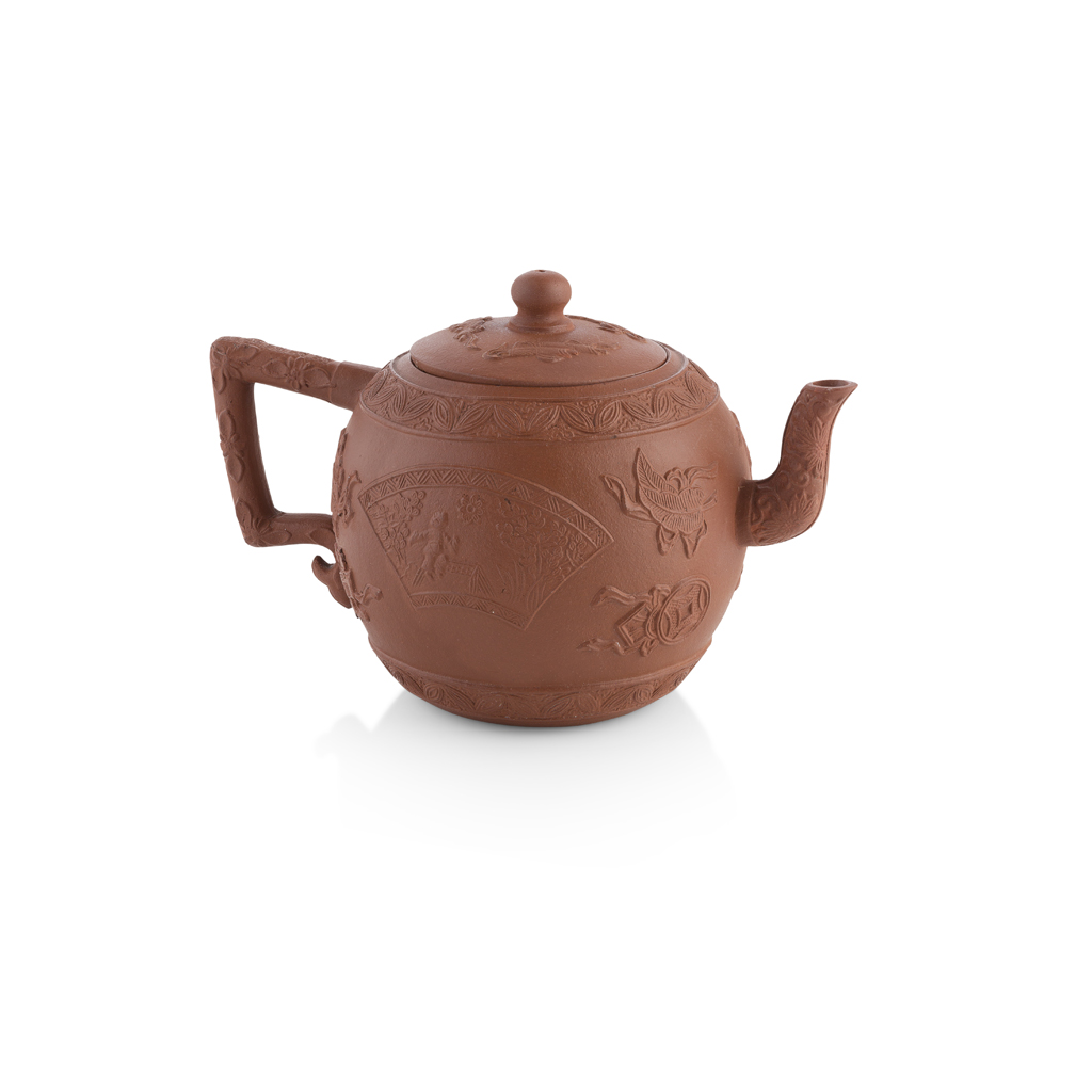 Appraisal: YIXING STONEWARE TEAPOT KANGXI PERIOD the cover and the body