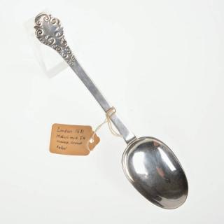 Appraisal: Charles II sterling silver spoon London circa maker's mark EH