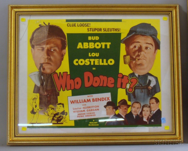 Appraisal: The Alamo and Abbot Costello Who Done It United Artists