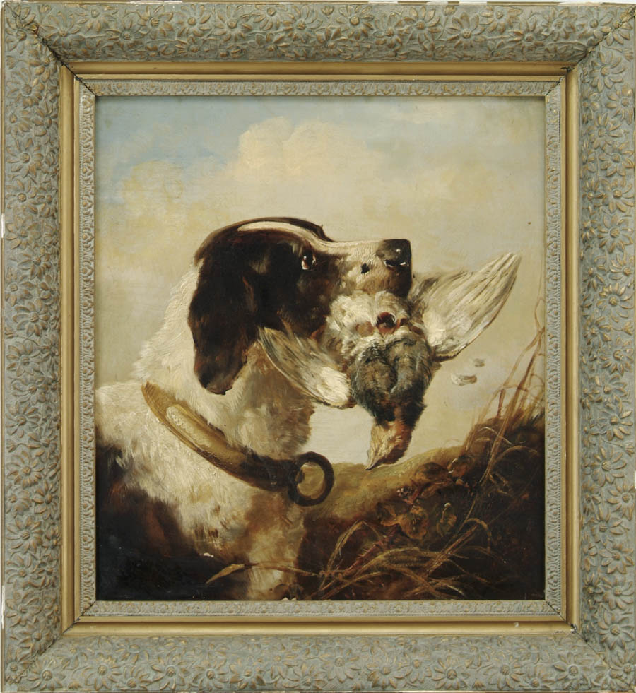 Appraisal: SIR EDWIN HENRY LANDSEER British - RETRIEVAL Oil on canvas