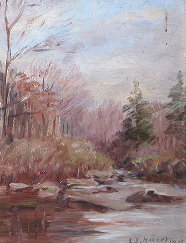 Appraisal: Late Autumn Hetzel Lila B American - oil on canvas