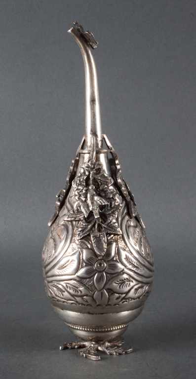 Appraisal: Egyptian silver rosewater sprinkler in H ozt Estimate - Some