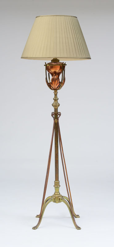 Appraisal: W A S BENSON ENGLISH ARTS AND CRAFTS COPPER AND