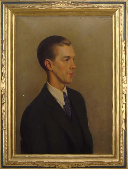 Appraisal: MARGARET FOSTER RICHARDSON American - PORTRAIT OF CLARENCE THULIN IN