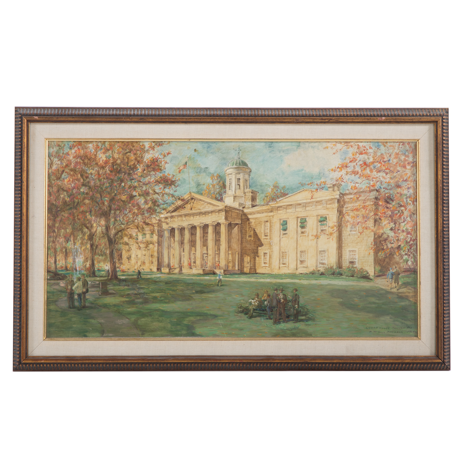 Appraisal: ROBERT MCGILL MACKALL COURT HOUSE TOWSON MD OIL American -