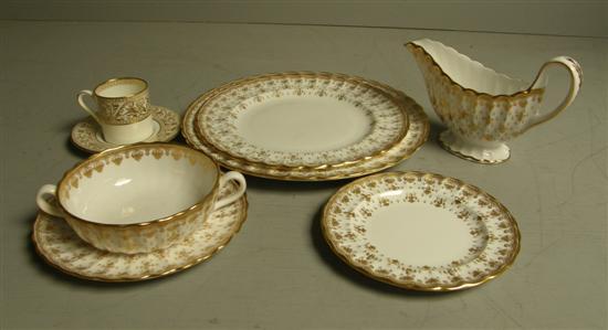 Appraisal: Part Spode dinner service in the Fleur De Lys pattern