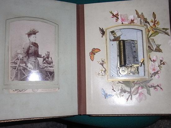 Appraisal: A VICTORIAN MUSICAL PHOTOGRAPH ALBUM playing Gilbert Sullivan