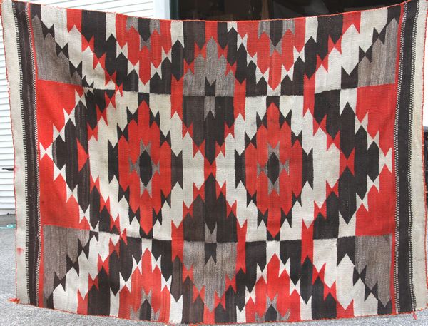 Appraisal: Navajo Indian rug ' x ' Good condition EST '