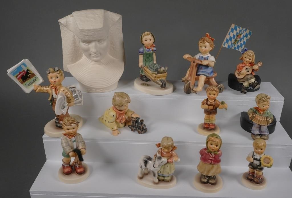 Appraisal: Collection of Hummel figurines TMK- Hummels included Extra Extra Lancaster