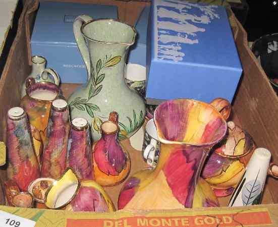 Appraisal: Collection of Old Court and J Fryer pottery pieces to