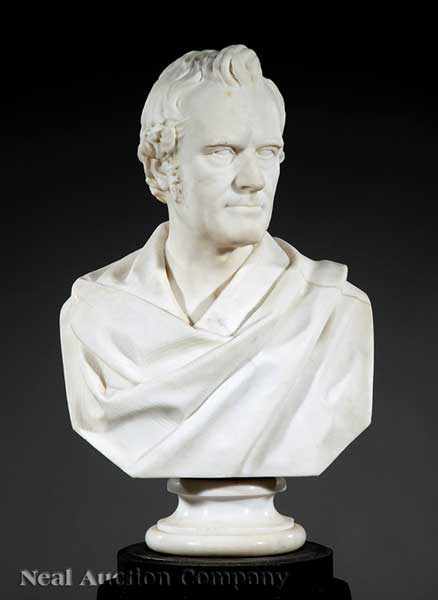 Appraisal: William Barrett Brodie R S A English - Bust of