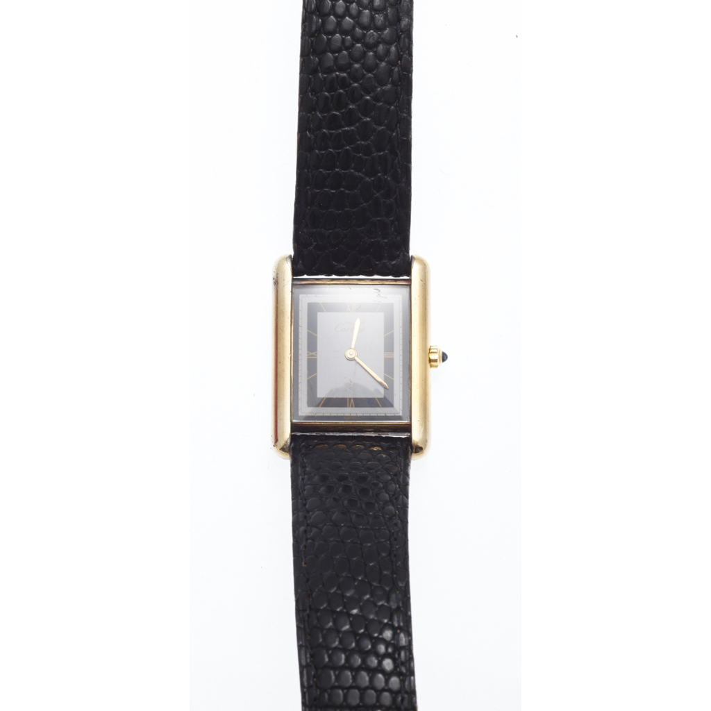 Appraisal: MUST DE CARTIER - A lady's wrist watch Vermeil Tank