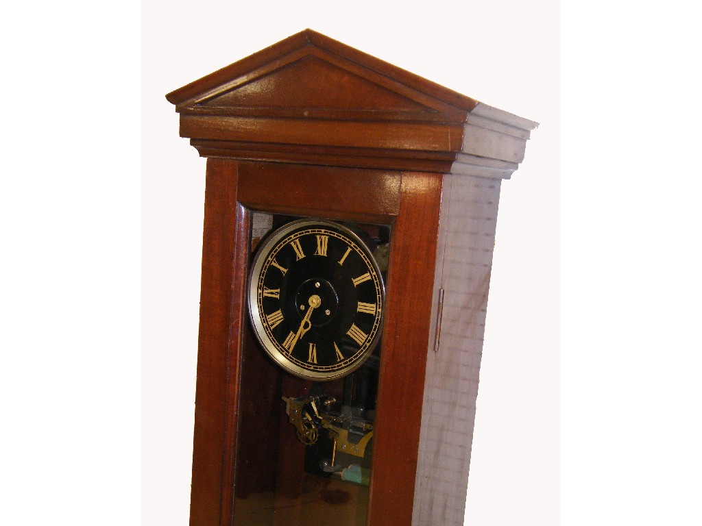 Appraisal: Gents Co Pulsynetic electric master clock the black circular dial