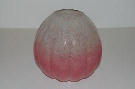 Appraisal: ART GLASS BUBBLE VASE