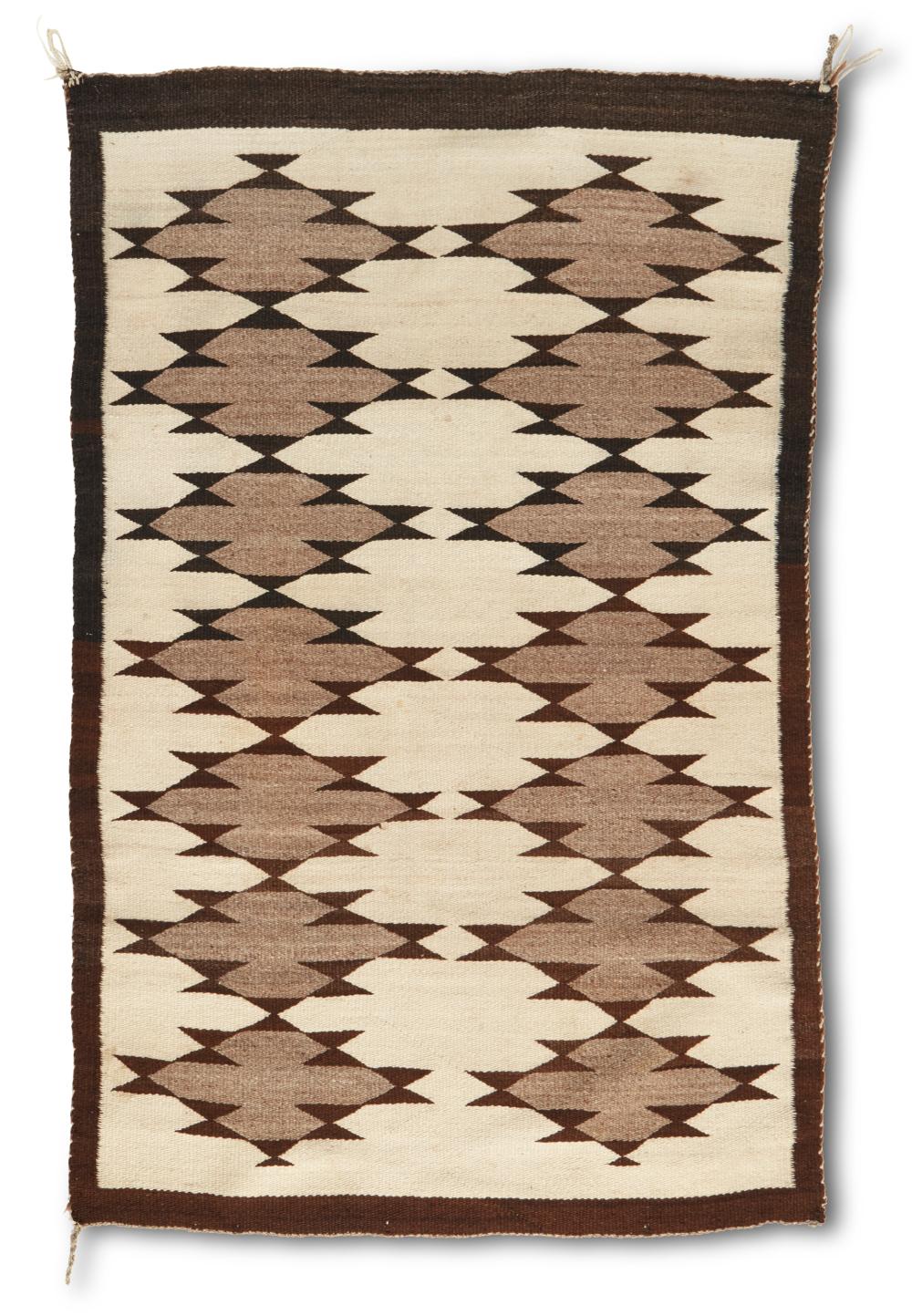 Appraisal: A Navajo regional rug Mid- th century Dine Woven in