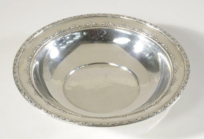 Appraisal: AMERICAN STERLING SILVER BOWL by R Wallace Sons pattern -