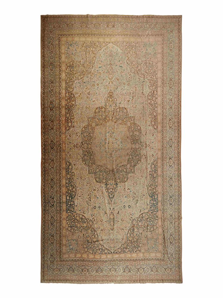 Appraisal: A Kirman Wool Rug A Kirman Wool Rug feet inch