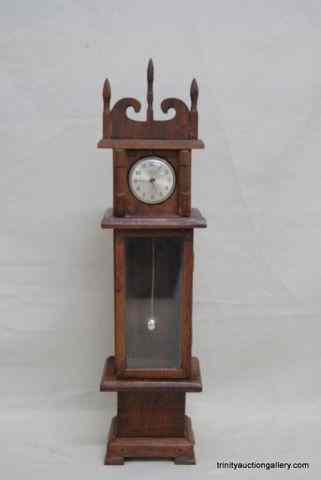 Appraisal: Westclox Pocket Ben Mini Grandfather ClockThis is a hand made