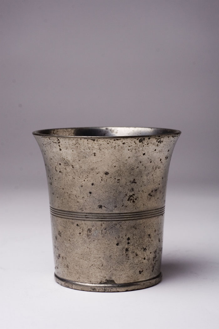 Appraisal: PEWTER BEAKER JAMES B WOODBURY Philadelphia Pennsylvania circa - Maker's