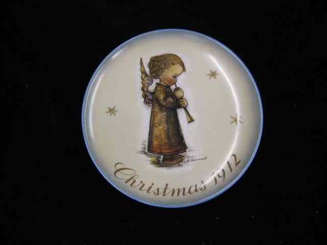 Appraisal: Hummel Items ''Angel and Flute''Christmas plate '' diameter together with