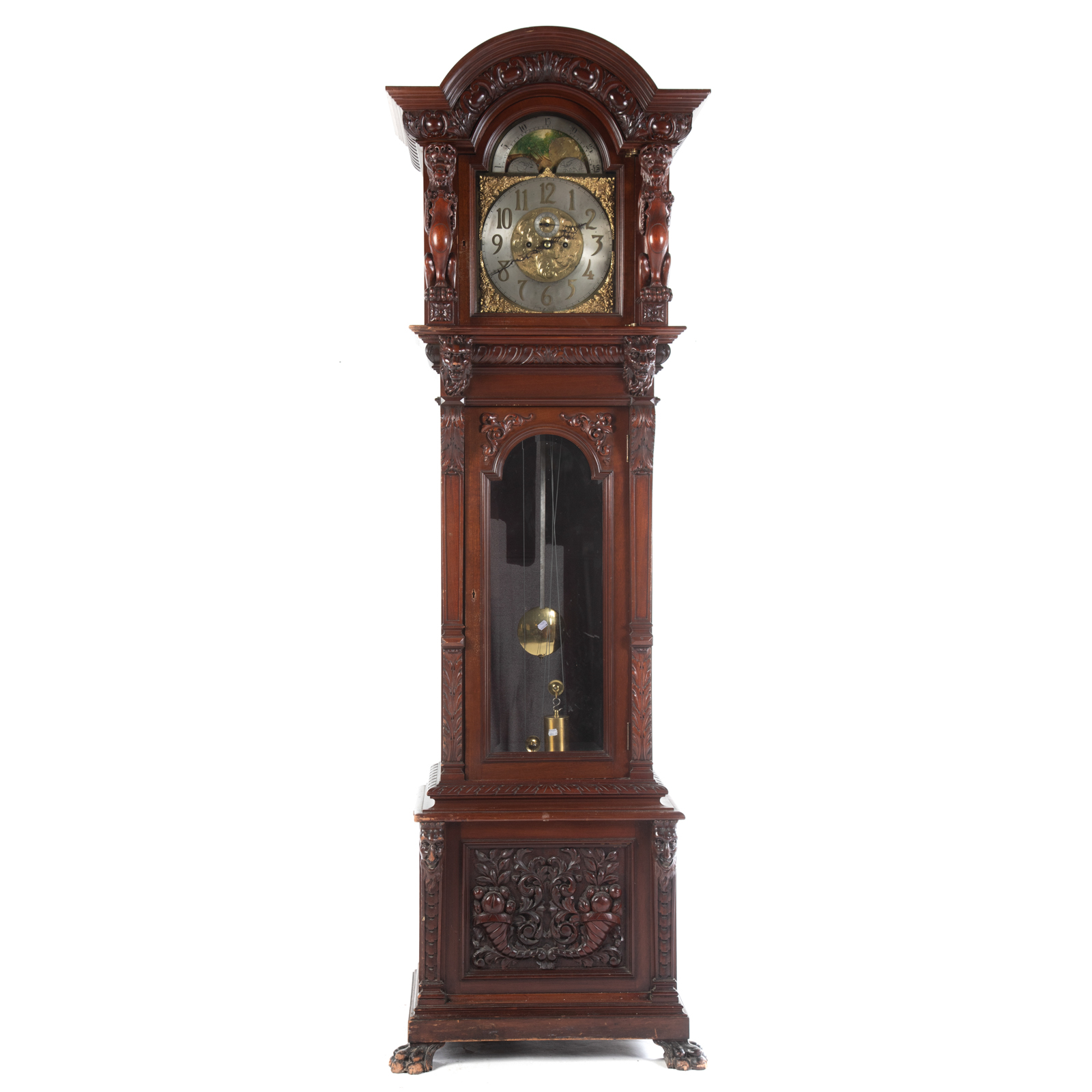 Appraisal: ELLIOTT RENAISSANCE REVIVAL TALL CASE CLOCK Late early th century