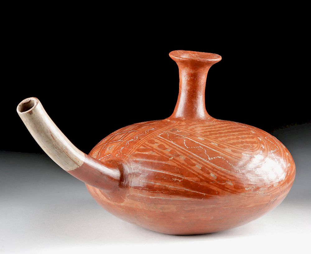 Appraisal: Michoacan Tarascan Tzin Tzan Tzun Redware Vessel Pre-Columbian West Mexico