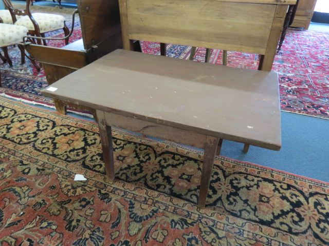 Appraisal: Primitive Painted Table tall X top