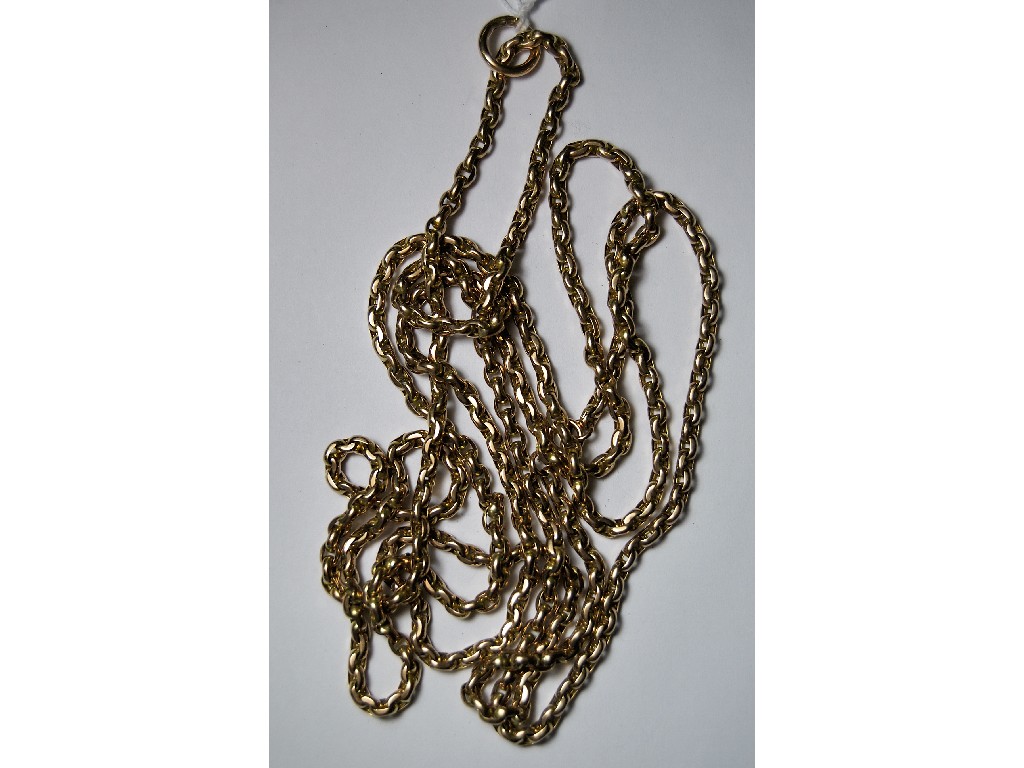 Appraisal: ct secret link long belcher guard chain approx cm long