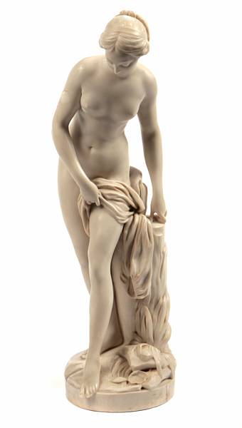 Appraisal: A composite marble figure of a woman height in