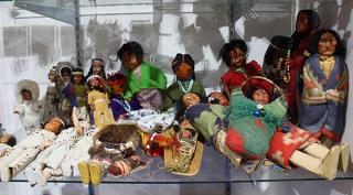 Appraisal: Lot of approximately Native American Indian Folk dolls including four