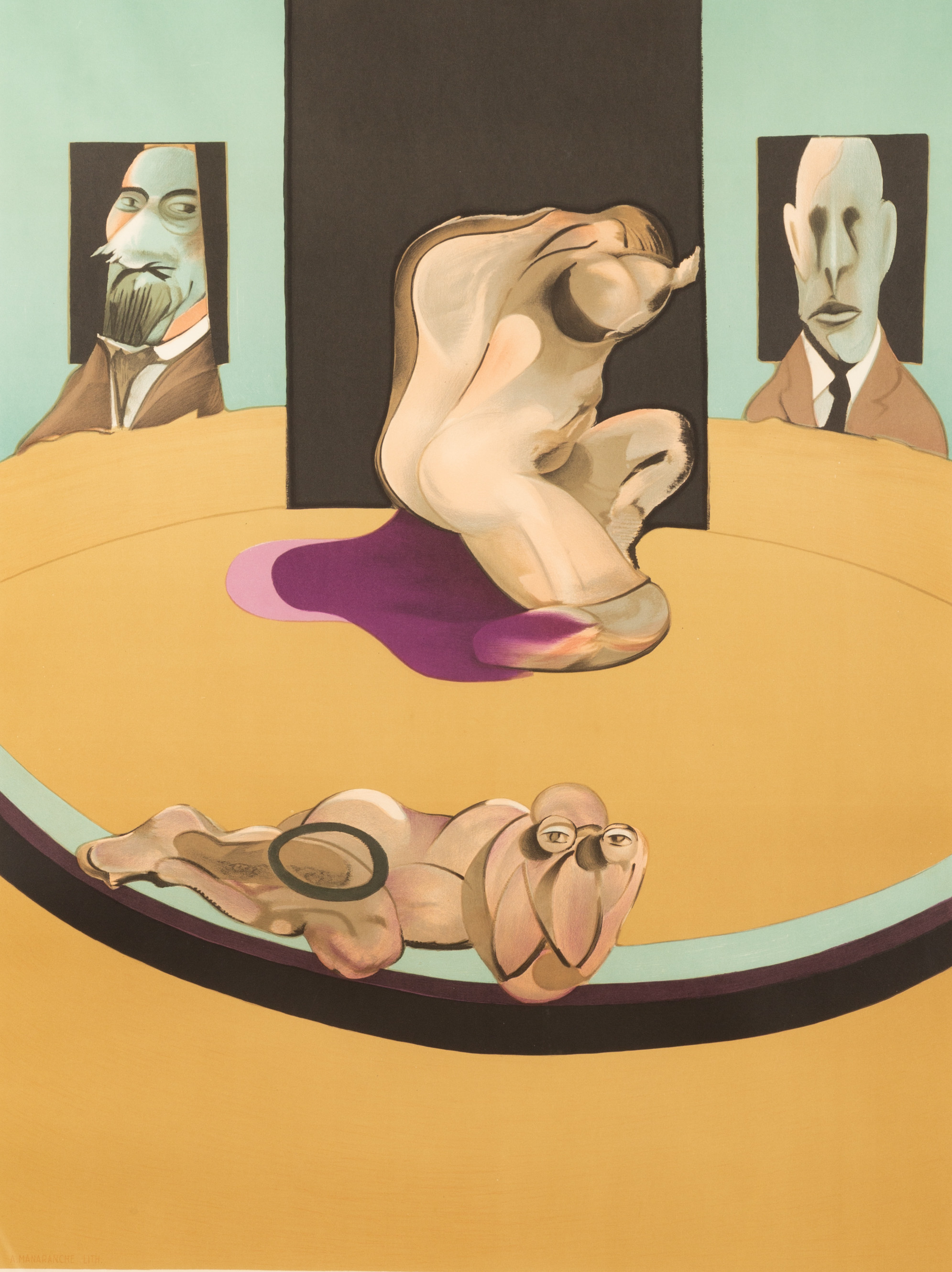 Appraisal: FRANCIS BACON BRITISH - THE HUMAN BODY STUDY FOR THE