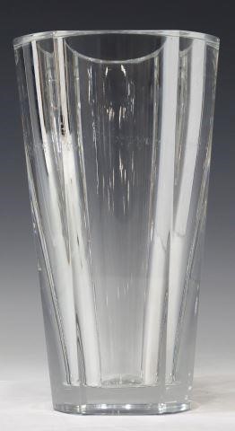 Appraisal: French Baccarat crystal flower vase in the Diane pattern bearing