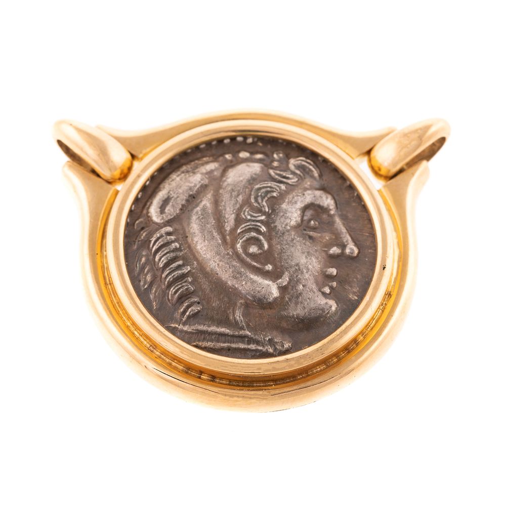 Appraisal: An Alexander the Great Coin in Wide K Bezel K