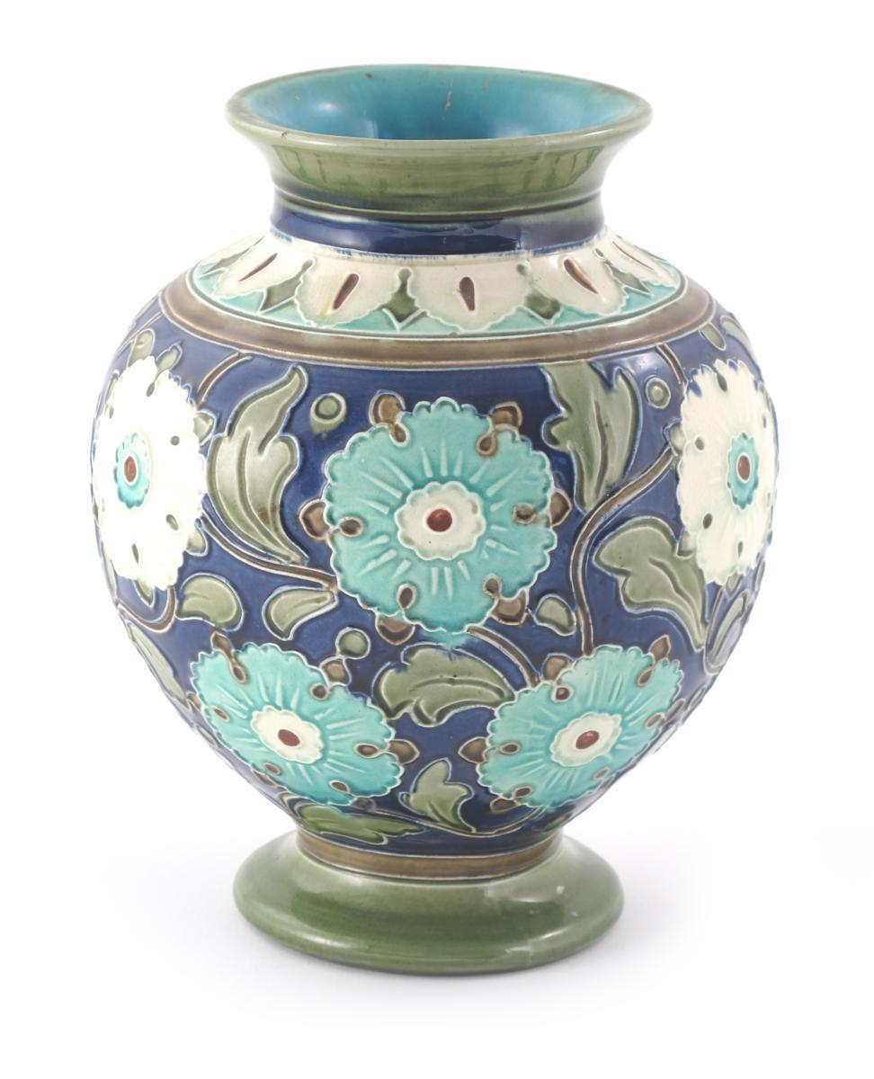 Appraisal: A Burmantoft s Faience Anglo Persian vase