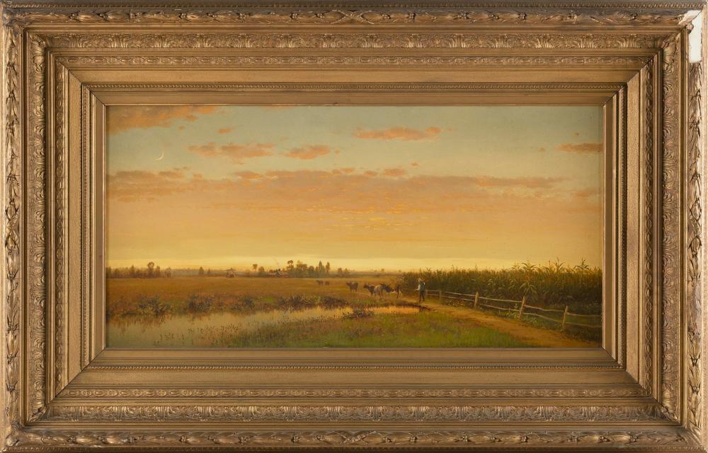 Appraisal: GEORGE HERBERT MCCORD NEW YORK NEW JERSEY - SUNSET LANDSCAPE